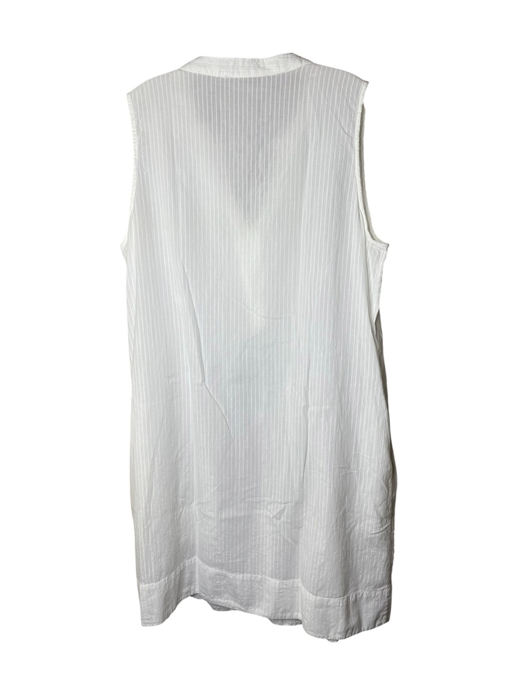 Soft Surroundings Giselle White Sleeveless Embroidered Tunic Nightgown Sz xl - Picture 3 of 6